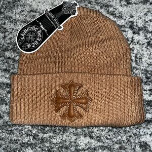 Chrome Hearts Brown Beanie